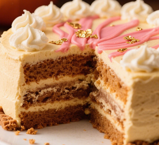O’LUXE Brown Butter Pumpkin Chiffon Torte